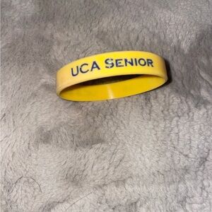 Yellow UCA Senior Wristband